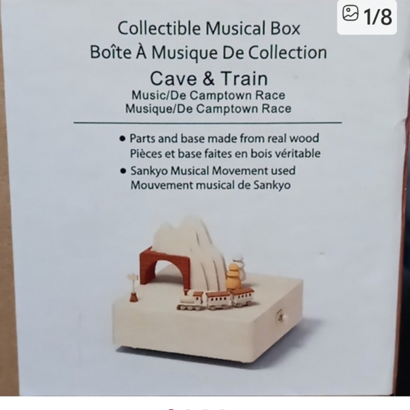 Wooderful Life Collectible Christmas Musical Box. New with tag. - Picture 2 of 8